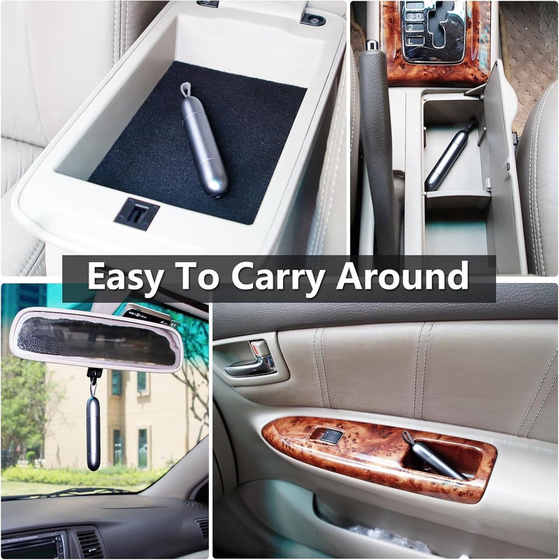 Zenhon Car Safety Hammer Window Breaker and Seat Belt Cutter, Multi-Function Car Emergency Escape Tool Life-Saving Emergency Artifact One Second Broken Window (Silver) - Image 5